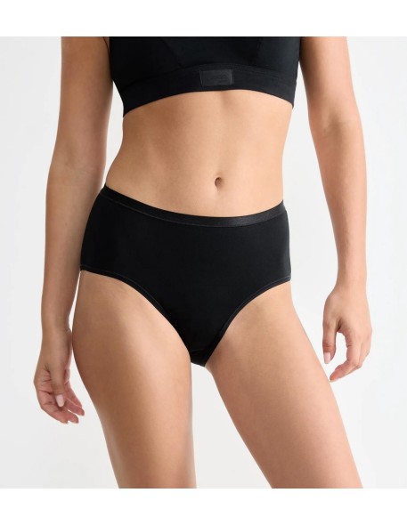 go daily cotton midi 3p black Sloggi