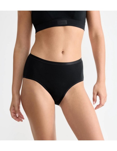 go daily cotton midi 3p black Sloggi