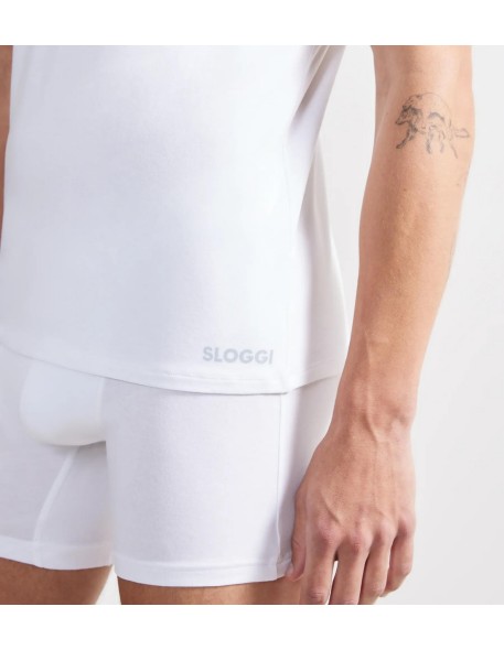 men ever ease o-neck white Sloggi