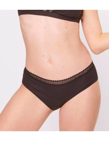 go ribbed r hipster c2p black Sloggi