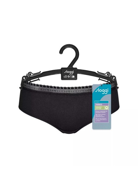 go ribbed r hipster c2p black Sloggi