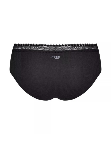 go ribbed r hipster c2p black Sloggi