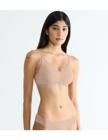 go daily cotton soft bra new beige Sloggi