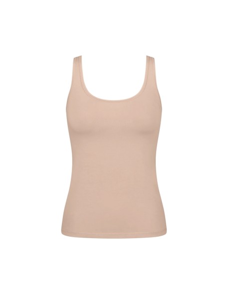 go daily cotton tank top new beige Sloggi