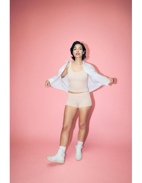 go daily cotton tank top new beige Sloggi