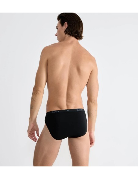 men basic mini black Sloggi