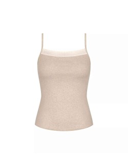 go ribbed spaghetti top grey combination Sloggi