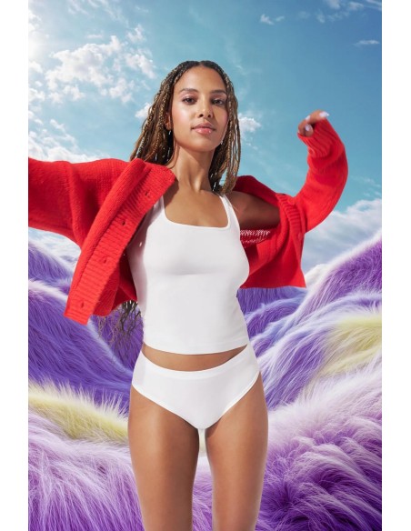 go sense hipster 2p silk white Sloggi