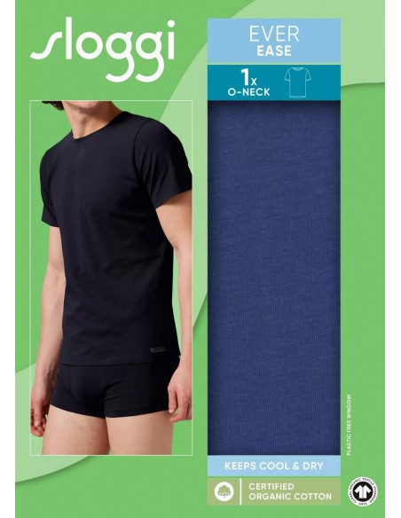 men ever ease o-neck deep cobalt Sloggi