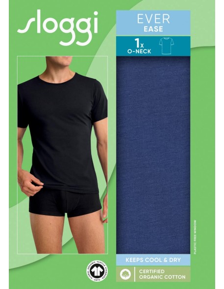 men ever ease o-neck deep cobalt Sloggi