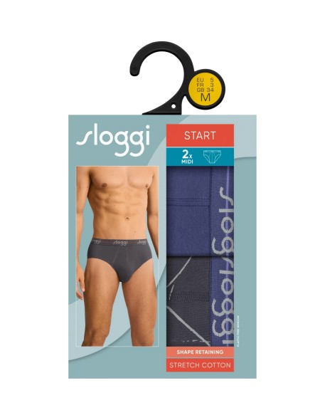 men start midi c2p box blue combination Sloggi