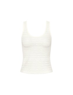 free evolve tank top lace silk white Sloggi