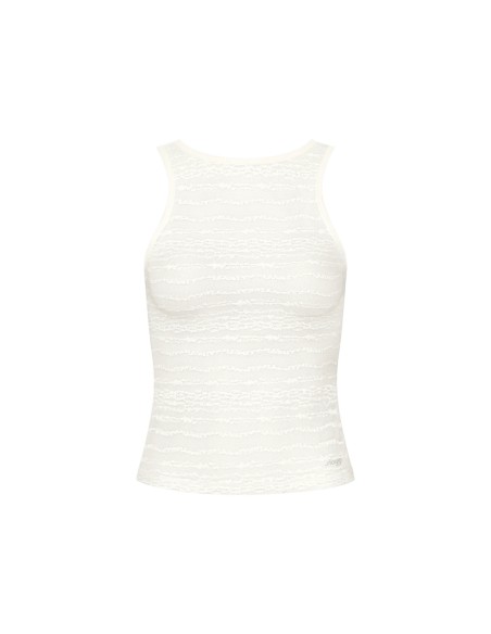 free evolve tank top lace silk white Sloggi