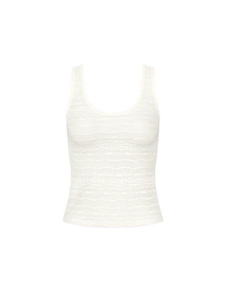 free evolve tank top lace silk white Sloggi