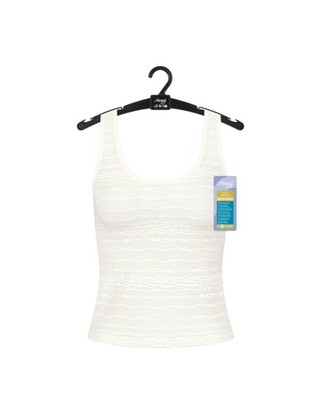 free evolve tank top lace silk white Sloggi