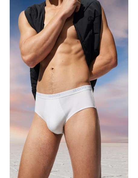 men basic midi white Sloggi