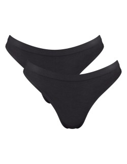 go sense tanga 2p black Sloggi
