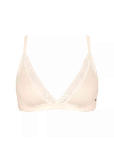go ribbed r bralette angora Sloggi