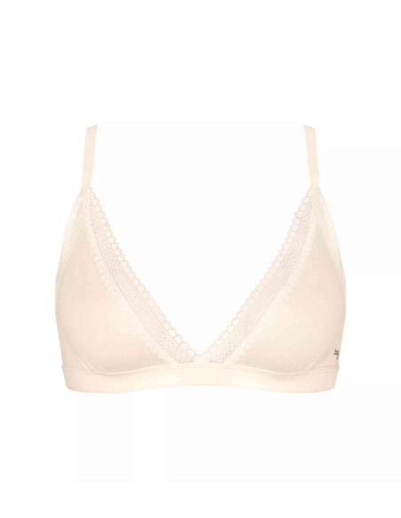 go ribbed r bralette angora Sloggi