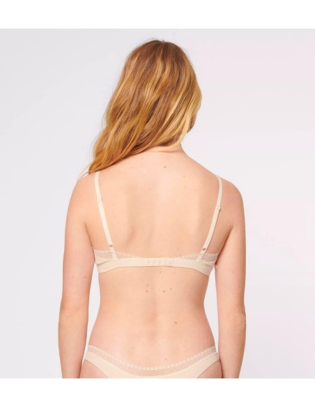 go ribbed r bralette angora Sloggi