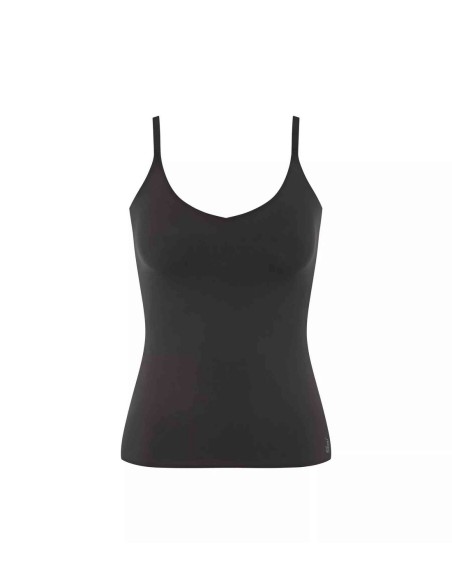 zero feel 2.0 spaghetti top black Sloggi