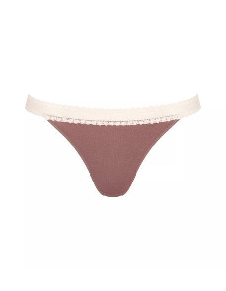 go ribbed r tanga c2p brown Sloggi