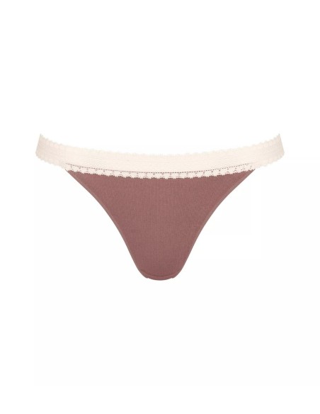 go ribbed r tanga c2p brown Sloggi