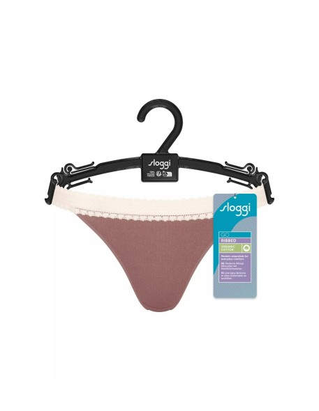go ribbed r tanga c2p brown Sloggi