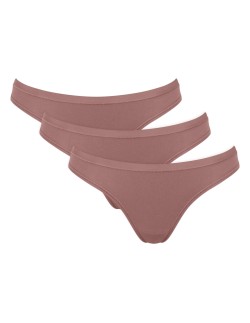 go daily cotton mini 3p cacao Sloggi