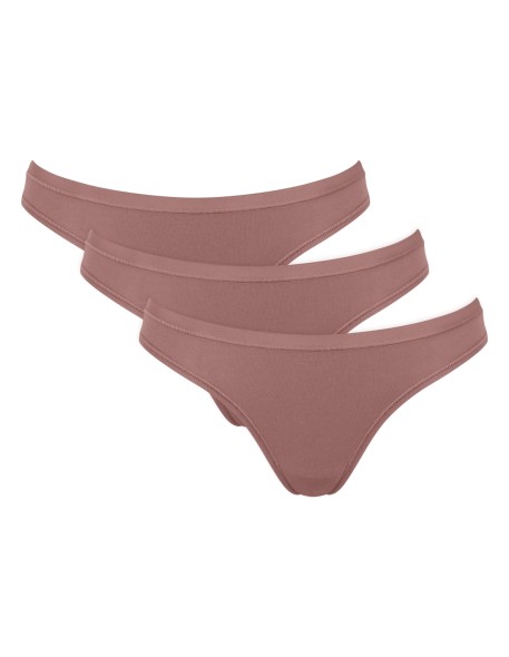 go daily cotton mini 3p cacao Sloggi