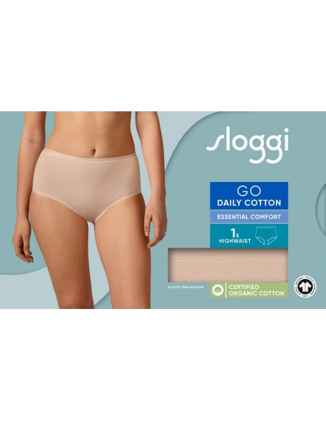 go daily cotton highwaist new beige Sloggi