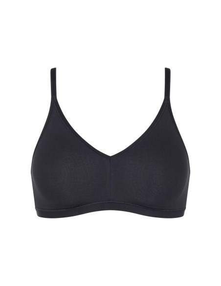 go daily cotton soft bra black Sloggi