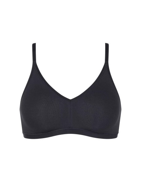 go daily cotton soft bra black Sloggi