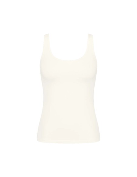go daily cotton tank top silk white Sloggi