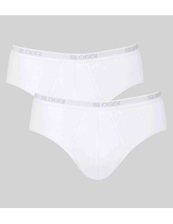 men basic midi 2p white Sloggi