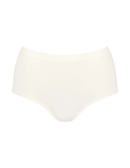 go sense highwaist 2p silk white Sloggi