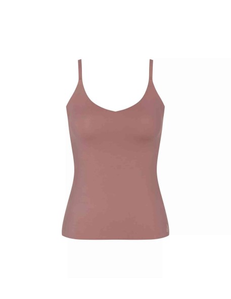 zero feel 2.0 spaghetti top cacao Sloggi