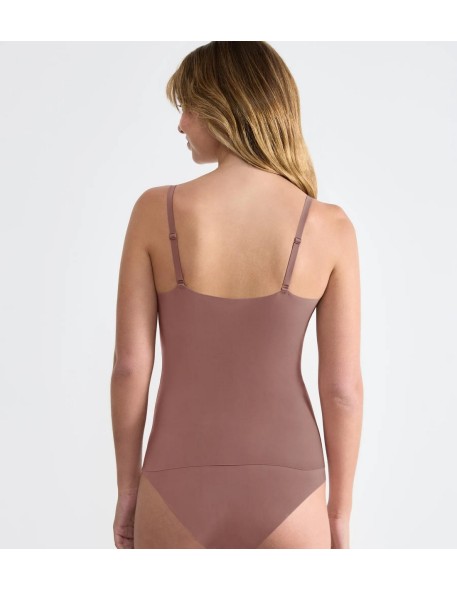 zero feel 2.0 spaghetti top cacao Sloggi