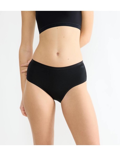 go daily cotton midi black Sloggi