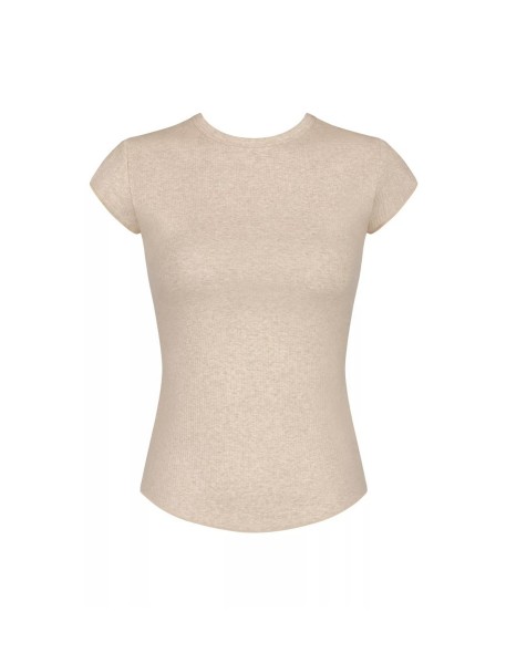 go ribbed t-shirt grey combination Sloggi