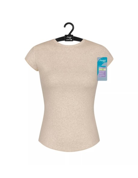 go ribbed t-shirt grey combination Sloggi