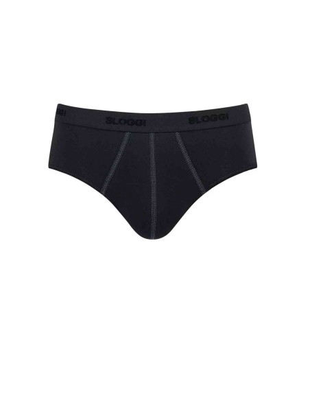 men 24/7 midi 2p black Sloggi