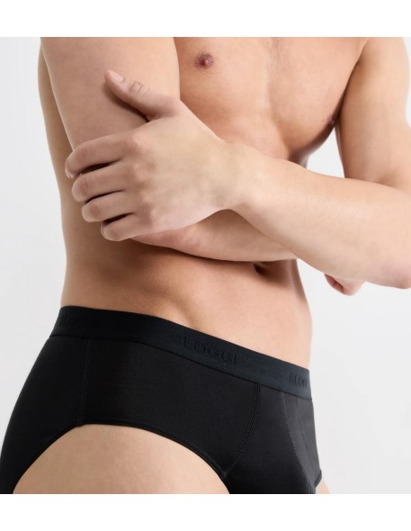 men 24/7 midi 2p black Sloggi