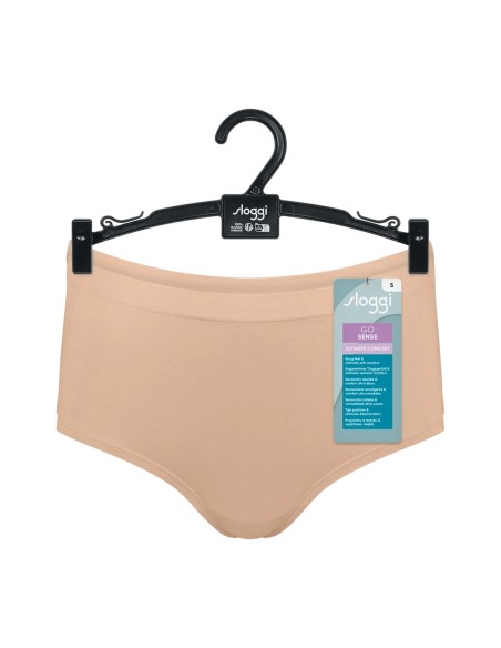 go sense highwaist 2p peanut butter Sloggi