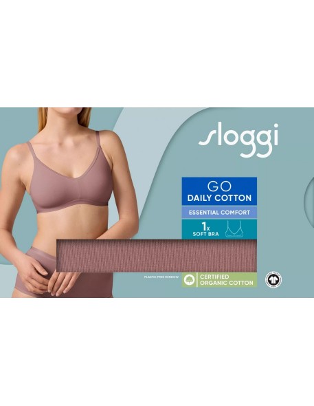 go daily cotton soft bra cacao Sloggi
