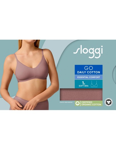 go daily cotton soft bra cacao Sloggi