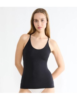 free evolve spaghetti top black Sloggi 2