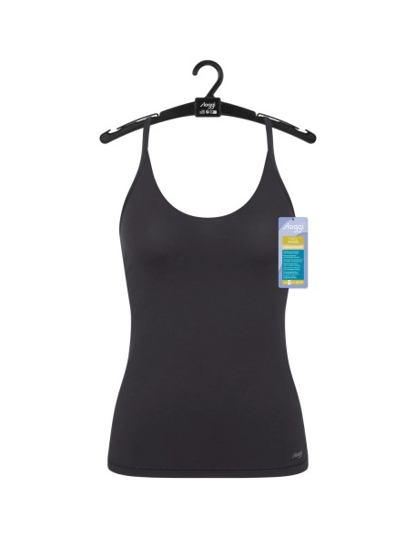 free evolve spaghetti top black Sloggi