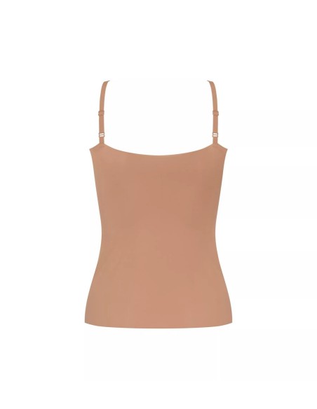 zero feel 2.0 spaghetti top nostalgic brown Sloggi