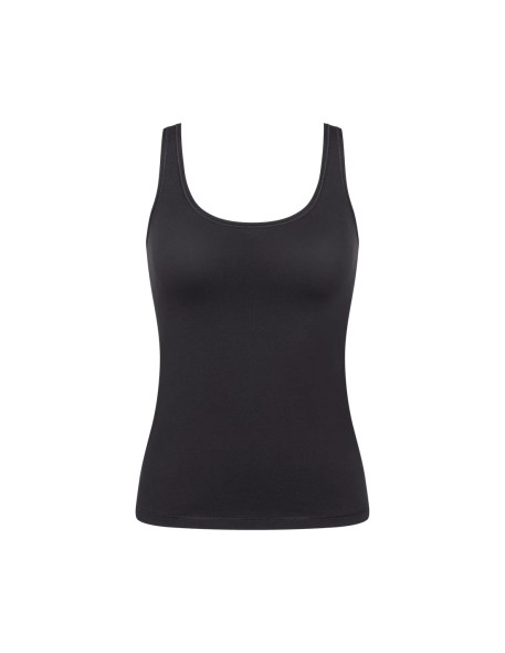 go daily cotton tank top black Sloggi